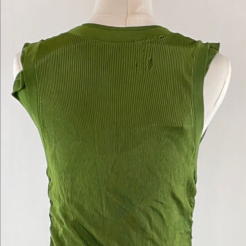 Atlein Green Knit Midi Dress, M - Picture 7 of 14